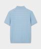 BROOKS BROTHERS Cotton Cable Polo Short Sleeve Sweater (Light Blue) (Bbwtmog204)