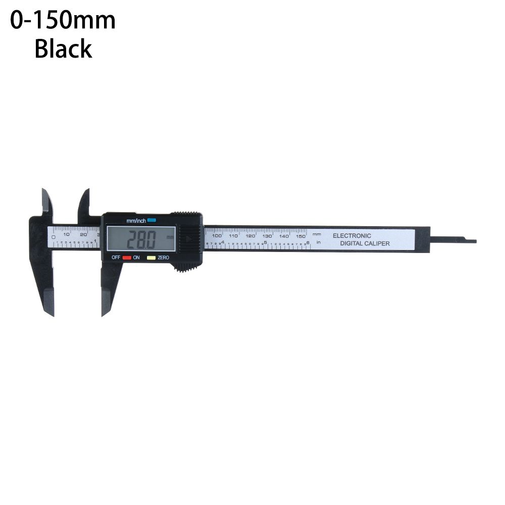 100/150mm Ruler Plastic Electronic Vernier Calipers Messschieber Micrometer LCD Digital