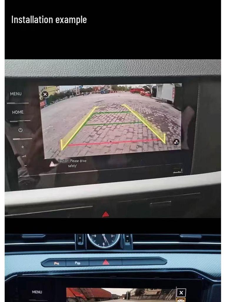 Подходит для камер заднего вида Volkswagen Golf Sportsvan, Magotan B8 и Lamando с оригинальной крышкой-заслонкой для траектории.