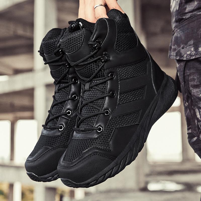 Походная обувь мужские высокие тактические ботинки мужские военные фанаты тренировочные ботинки для пустыни походная обувь для улицы военные ботинки