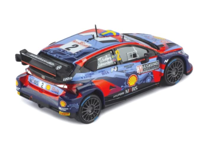 Ixomodel Hyundai i20 N Rally1 22 Monte Carlo RAM837 #2 O.Solberg/E.Edmondson 1/43