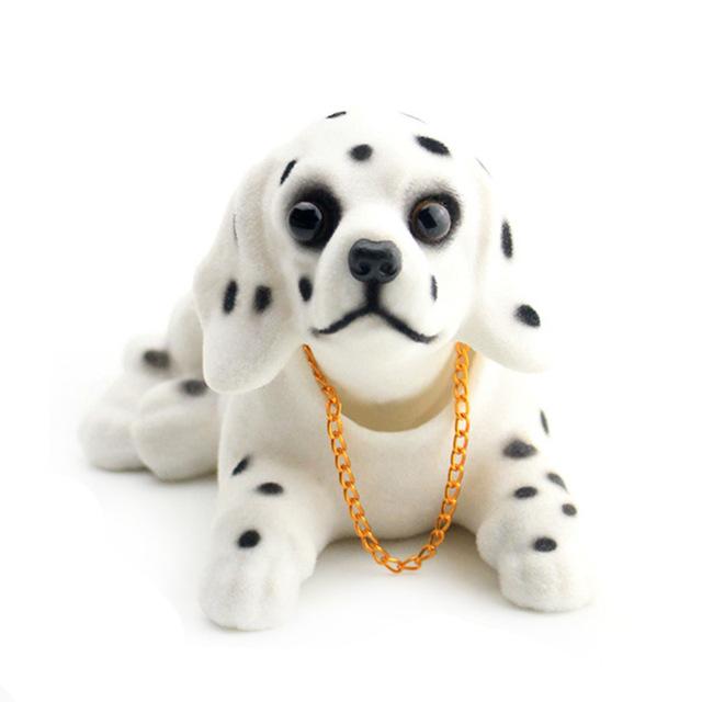 Cute Creative Car Doll Shaking Head Dog Ornaments Car Interior Decorations Auto Interior Dashboard Bobble Auto