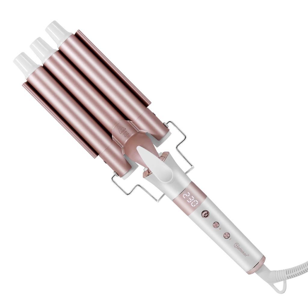 Professional Hair Curling Iron Ceramic Triple Barrel Waver Electric Hair Styling Tool for Versatile Curls And Waves EU