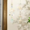 Faux Crystal Sun Catcher Decoration Butterfly Mushroom Moon Star Sun Hanging Ornament Indoor Outdoor Home Office Garden Window Hanging Pendant