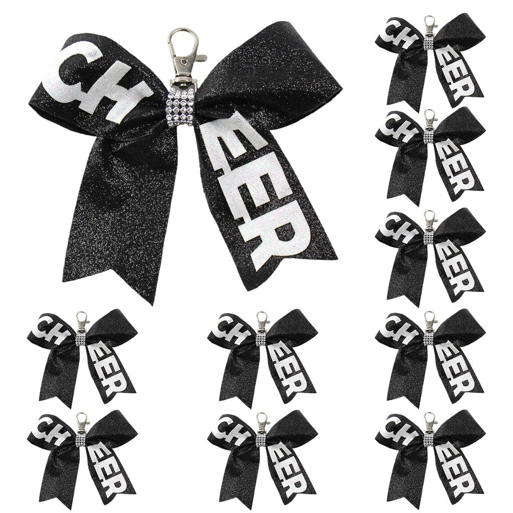 10 шт. брелоков для ключей с блестками, уникальные брелоки, идеально подходящие для сумок, кошельков и зеркал автомобиля