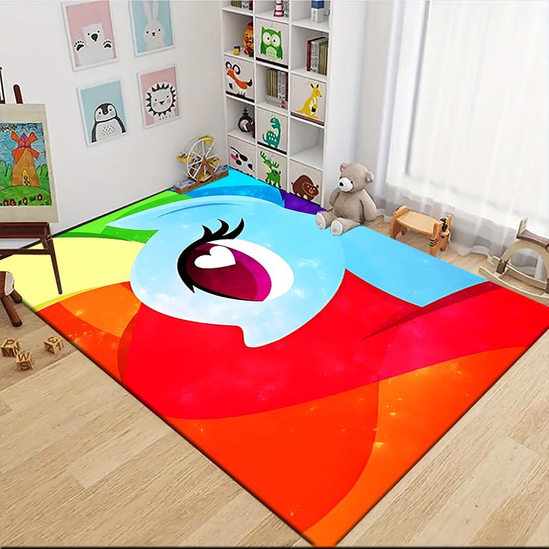 1Pc Little Pony Friendship Carpet Rug Customizable Soft Washable Antislip Home Living Room Sofa Mats Personalized Rug 0917126