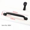 Modern Black Handles for Furniture Cabinet Knobs and  Kitchen Handles Drawer Knobs Cabinet Pulls Cupboard Handles Knobs