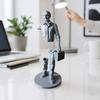 3D-печатная фигурка работающего человека jijijing с портфелем, Современное абстрактное искусство, Украшение для рабочего стола, книжной полки, офиса, Устойчивое основание, Креативное