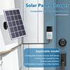 20W 5V Solar Panel for Ring Doorbell 9.8Ft Charging Cable Solar Panel Charger Solar Panel Kit for Ring Video Doorbell 4 3 Plus 2