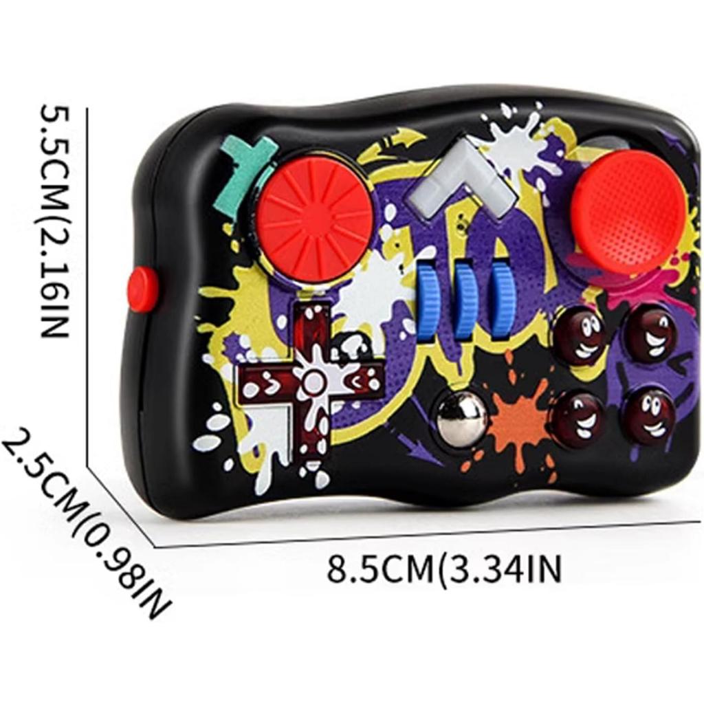 Игрушка-контроллер Fidget Game Cube, игрушки Fidgets для снятия стресса и беспокойства, игровая игрушка Fidgets, расслабляющая ручная игрушка, крутой блок Fidget Block для убийства времени