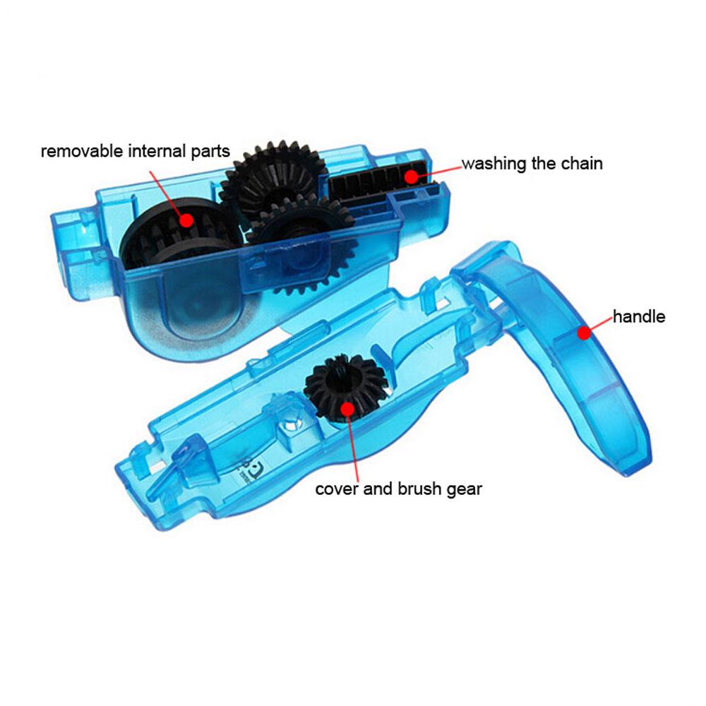 Thickened Bicycle Chain Cleaner Scrubber Brushes Mountain Bike Wash Tool Set Cycling Cleaning Kit Accessories