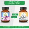 ORGANIC INDIA Масло льняного семени 500 мг 60 растительных капсул Упаковка 2 шт. – Поддержка сердца, мозга, кожи, волос, ногтей