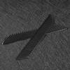 2Pcs Carbon Fiber Car Door Sill Scuff Plate Pedal Trim Accessory 3.65x25.3cm