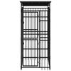 VidaXL Outdoor Kennel with Roof for Dogs Steel 1.84 M² Cage Enclosure 3097946