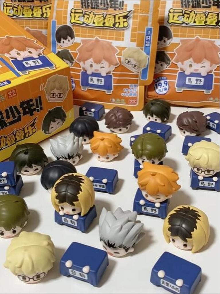 Настоящий Haikyuu!! Спортивный Стэкинг Волейбол Молодежный Сброс Настольное Украшение Милый Мальчик с Зерном Подарок на День Рождения Праздничные Игрушки