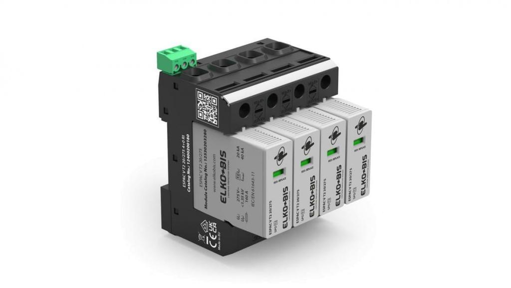 Ogranicznik Przepięć Espac V T2 20/275 4+0 Ri 12400200180