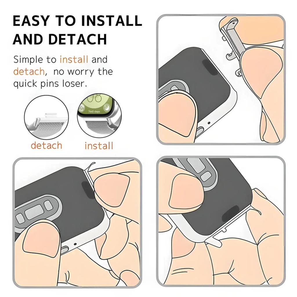 Ремешок из нержавеющей стали для Huawei Watch Fit 3 2 1 Браслет Металлический браслет Сменный браслет для Huawei Watch Fit 2 Smartwatch Corrrea