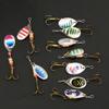 Вращающиеся металлические блестки Рыболовный крючок Искусственные рыболовные приманки Наживка Рыболовные снасти Аксессуар