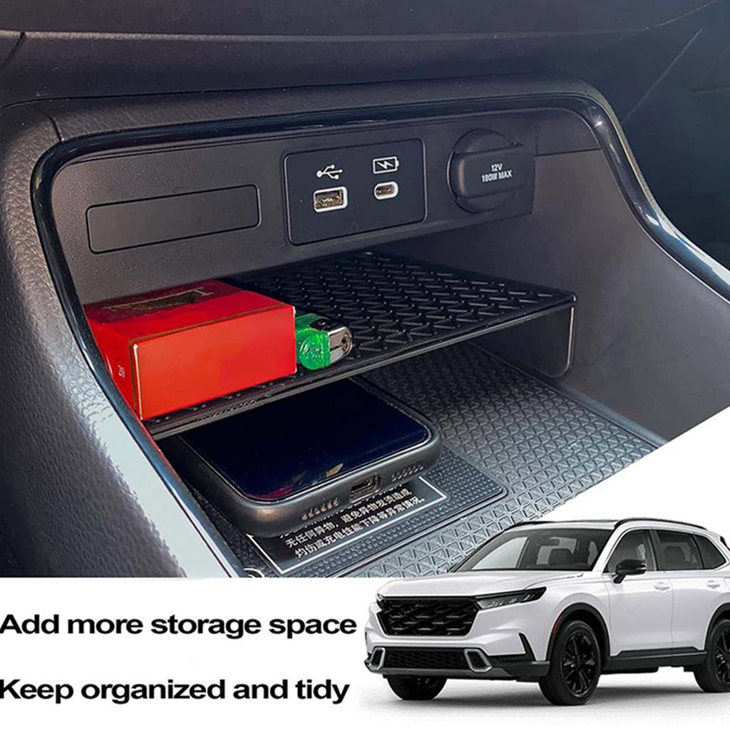 Лоток для хранения центральной консоли автомобиля для CRV 2023, органайзер для центрального управления, вставка, дополнительный ящик для хранения, автоаксессуар