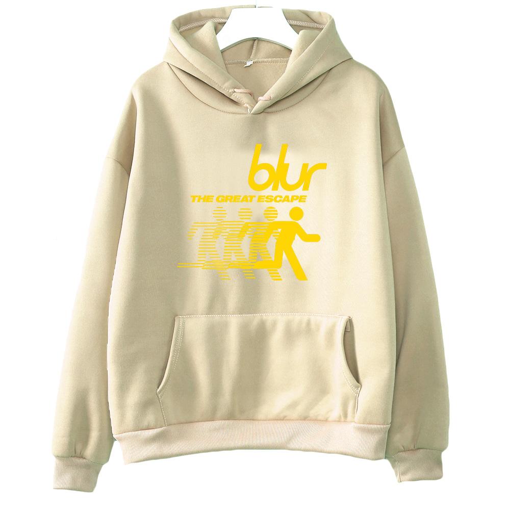 Толстовки Blur Band Свитшот The Great Escape Модные Мужские Уличная Мода Женские С Длинным Рукавом Худи Рок Популярные Пуловеры Повседневные