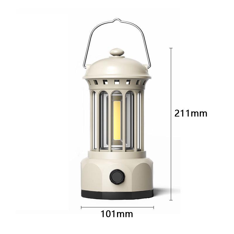 Rechargeable Retro Camping Light: Outdoor Hanging, Handheld Tent Illumination