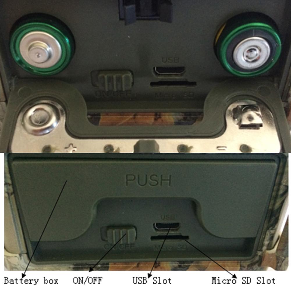 1080P 12MP Digital Waterproof Hunting Trail Camera Infrared Night Vision Scouting Cam or Wildlife