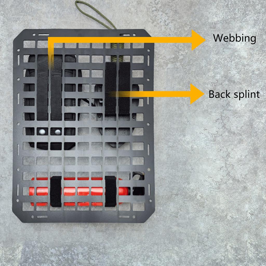 Жесткая панель MOLLE, тактическая, органайзер для спинки сиденья автомобиля, универсальная панель для транспортных средств, грузовиков, автомобильный багажник, простая установка