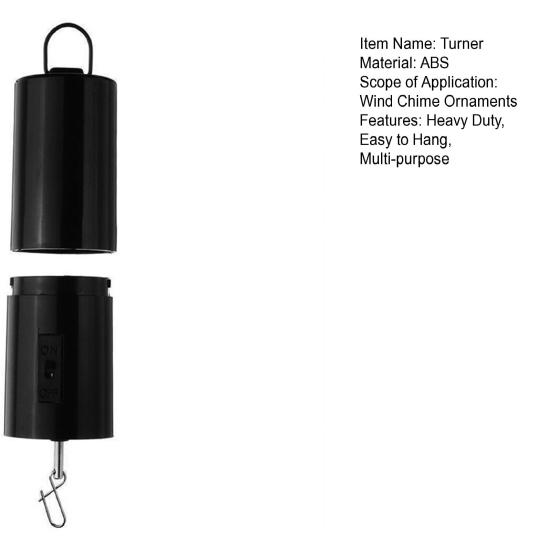 Wind Spinner Motor Battery Operated  Heavy Duty Easy To Hang Multi-purpose Wind Spinner Chimes Garden Decor Accessory