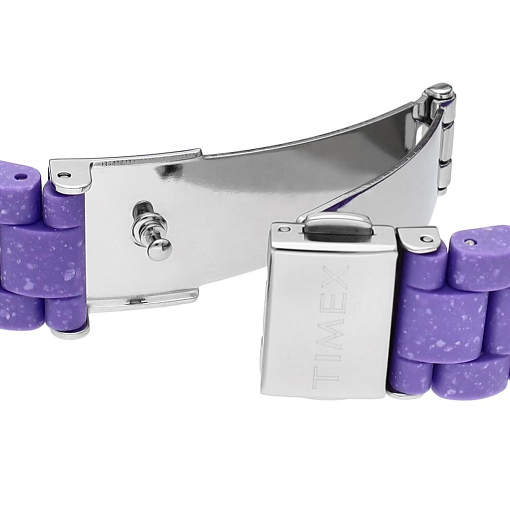 TIMEX Часы Legacy Ocean Purple Dial Recycled Plastic Mineral Glass Quartz Philippine Watch Brand TW2V77300 Purple [TIMEX] Мужские [Товар]