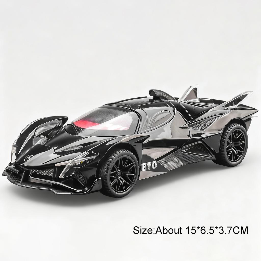 Масштаб 1:32 Apollo EVO IE Модель автомобиля Игрушка Металлический литье под давлением Оттягиваемый Суперкары Двери открываются Модели транспортных средств Лучшие подарки для детей