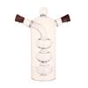 1Pc 2-In-1 Double Layer Bottle Sauce Oil Vinegar Glass Bottle Condiment Sealed Kitchen Storage Bottles Jars Kitchen Tools