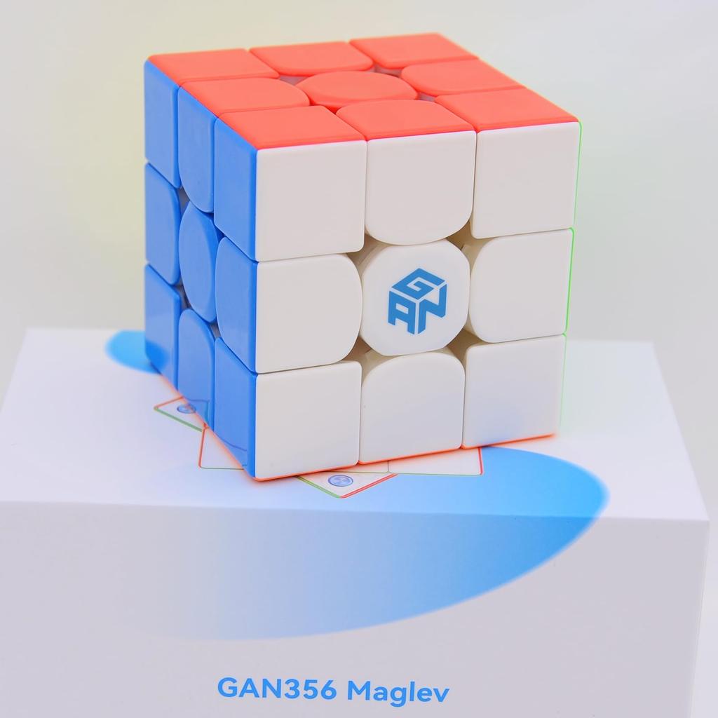 Кубик GAN 356 Maglev Frosted 3x3 Stickerless Speed Magic Magnetic Cube Куб GAN356 Maglev 3x3x3 Competition Puzzle Cube Frosted Magnetic Levitation