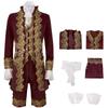 Outfit Men's Medieval Court Medieval Cosplay Costume Retro Halloween