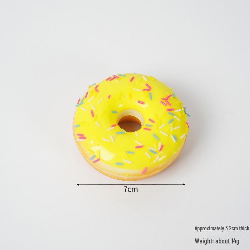 Модель пончика из ПУ для витрины кондитерской, домашнего декора и игрушки