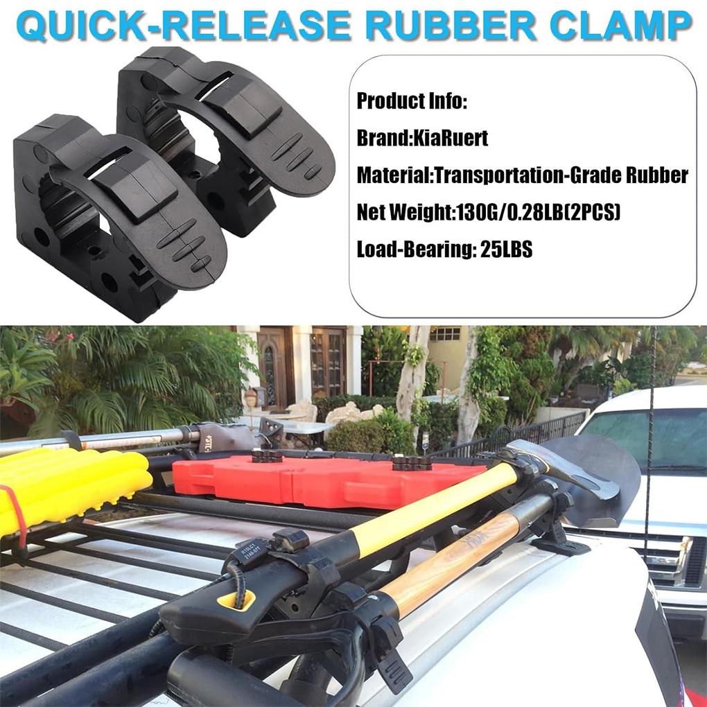 2 шт. быстрозажимной зажим для монтажа инструментов, оборудования, авто, внедорожных квадроциклов, UTV, грузовиков, прицепов, лодок, аксессуаров 1-1/3'' до 1-3/7''