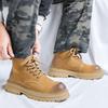 Ботинки Martin мужские весна-осень 2024 новые мужские туфли в британском стиле большие желтые ботинки короткие ботинки 66687-R