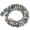 12x16 мм Натуральные Ракушечные Бусины Квадратные Бусины из Раковины Абалона Для Изготовления Украшений Своими Руками Ожерелье Браслет Аксессуар для Украшений