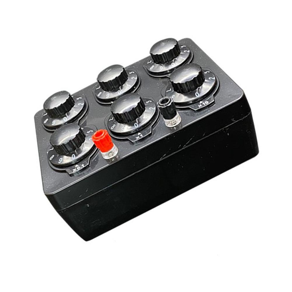 Hot 0-99999.9 Ohm Simple Resistance Box Precision Variable Decade Resistor Teaching Instrument Teaching Resistance Box