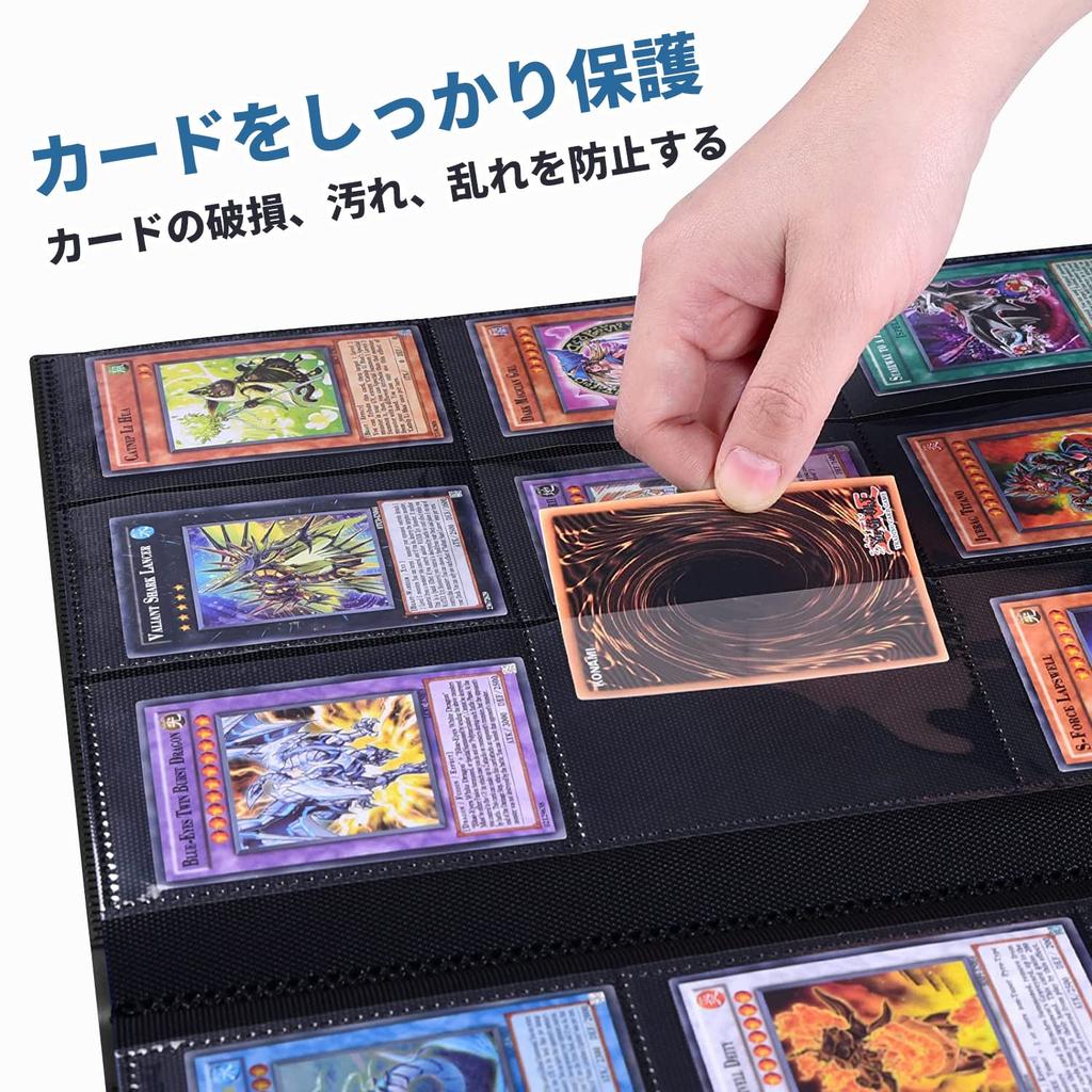 Card Card Sticker 9 Holds 360 PP Cover with Elastic Bandage Perfect for Collecting Card Sheets and Other Game Cards File, Binder, File, Pockets,