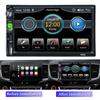 Беспроводной проводной Android Auto CarPlay MP5-плеер одиночный 1 Din 7-дюймовый автомобильный радиоприемник с резервной камерой заднего вида Bluetooth стерео