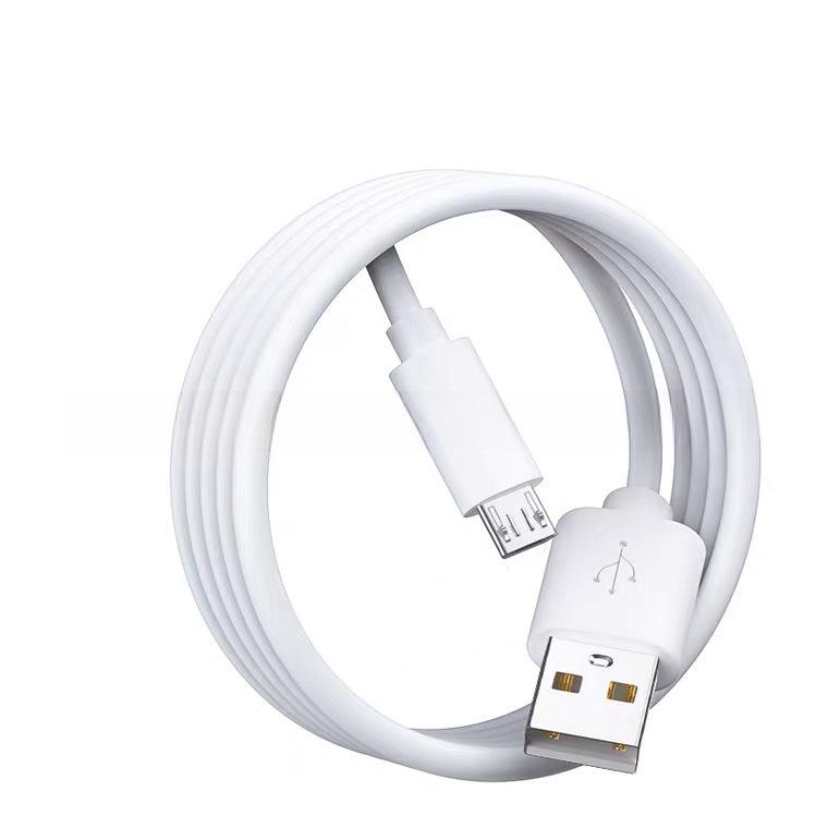 Кабель для зарядки Micro USB, 80 см, белый – совместим с устройствами Android, внешними аккумуляторами