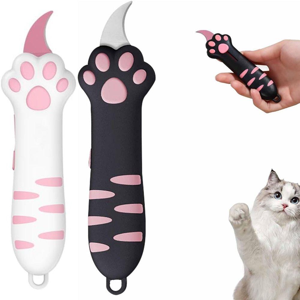 Милая пластиковая лапка кошки Box Cutter Мультяшная Школьные Офисные Принадлежности Портативный Инструмент для резки бумаги Креативный Подарок Открывалка