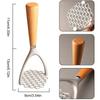 Алюминиевая ручная толкушка для картофеля, пресс для мяса и картофеля, венчик для резки, измельчитель, деревянная ручка, толкушка для чеснока, кухонные гаджеты