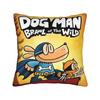 Dog Man Dogman Movie Comic Square Pillow Cases Cartoon Cushion Cover Creative Zippered Decorative Pillowcase for Sofa 40x40cm
