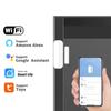 Умный датчик открытия/закрытия двери/окна Graffiti Zigbee с Wi-Fi и сигнализацией PIR для Alexa