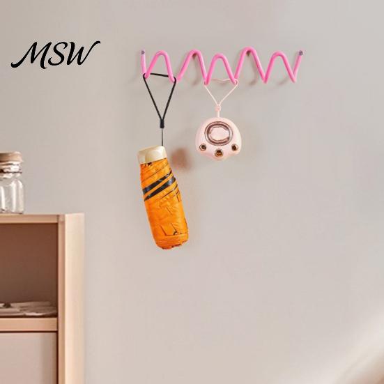 Decorative Wall Hangers Wave Hook, Nordic Style Iron Art Three Modern Entryway Organizer Mounted Storage Rack for And Living Room Minimalist