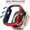 Металлический корпус для Apple Watch Ultra 49 мм, аксессуары, протектор, бампер из ТПУ, закаленный чехол iwatch series 8, 7, 6 se, 45 мм, 41 мм, 44 мм, 40 мм