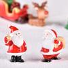 Новые рождественские подарочные фигурки, миниатюрные Санта-Клаус, снеговик, микро-ландшафтные украшения для домашнего декора, декора стола, комнаты