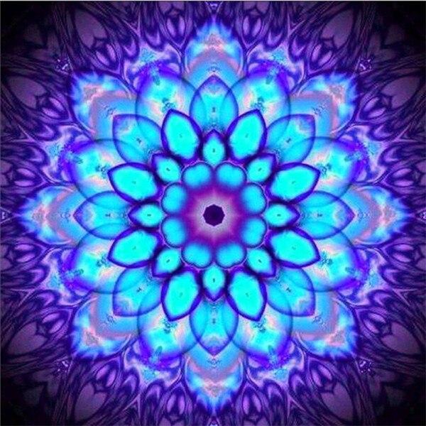 5d алмазная живопись Религиозная Мандала DIY Алмазная вышивка крестиком цветок домашний декор искусство рукоделие