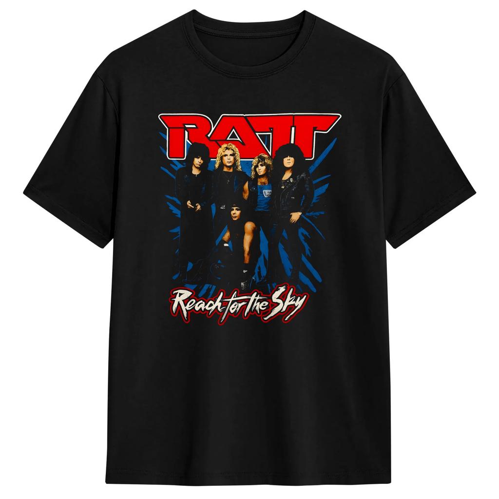 Streetwear T Shirt Summer Hair Metal Ratt Band Art Fashion TShirts Cotton Tee Shirt Y2K Funny Printed Short Sleeve Tees